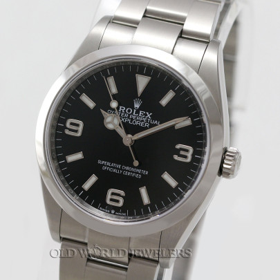 Rolex Explorer Ref 124270 Steel Black Dial